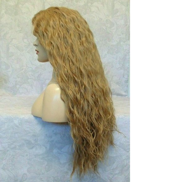 Lace Front Dark Blonde Heat Resistant Wig - Picture 11 of 11